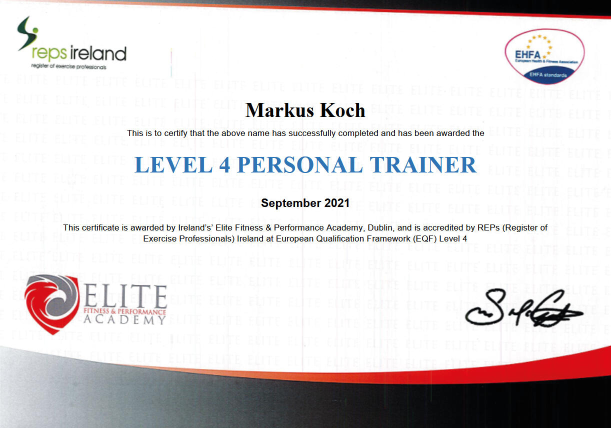 Level 4 Personal Trainer